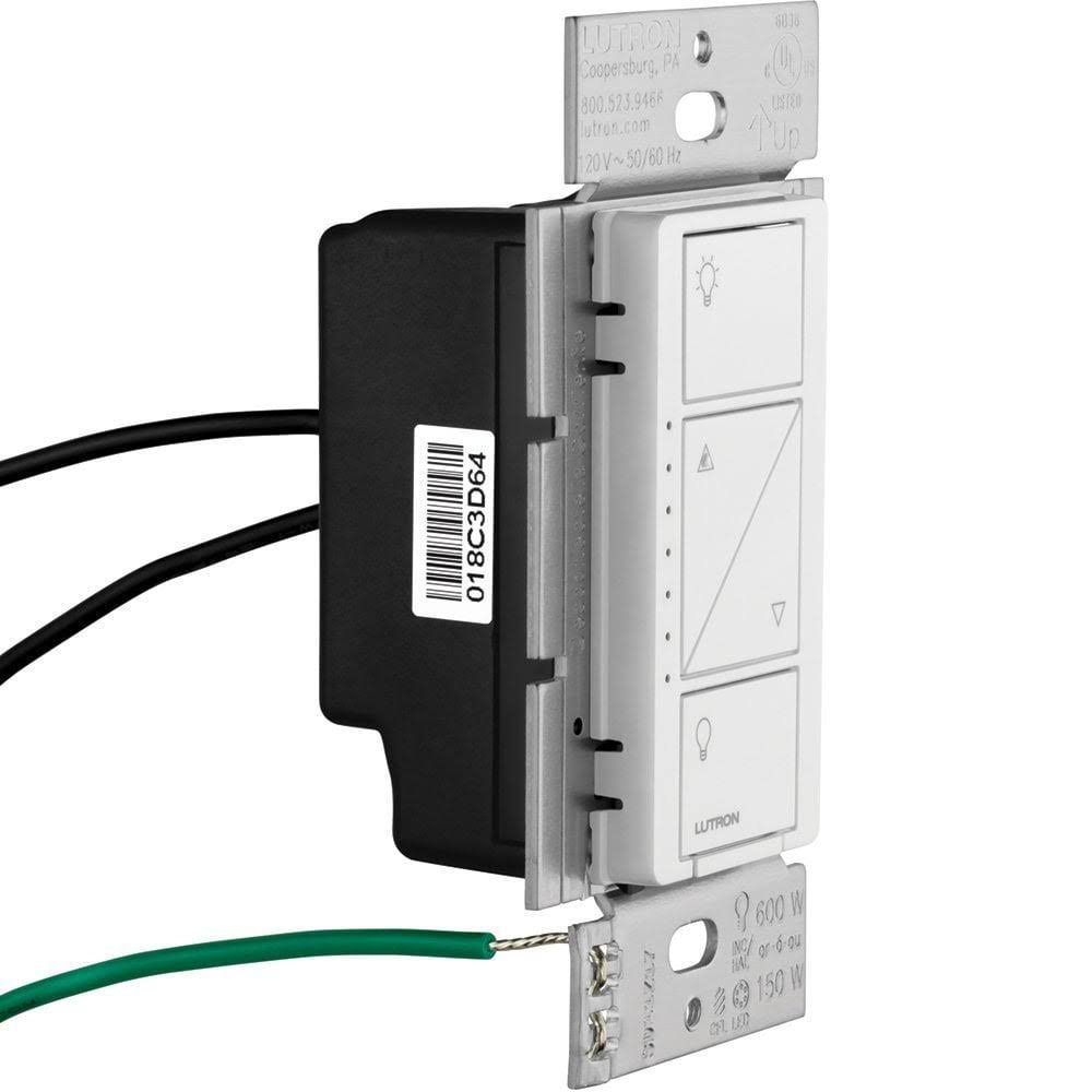 Lutron PD-6WCL-WH Caseta Wireless Smart Lighting Dimmer Switch (White, 8-Pack)