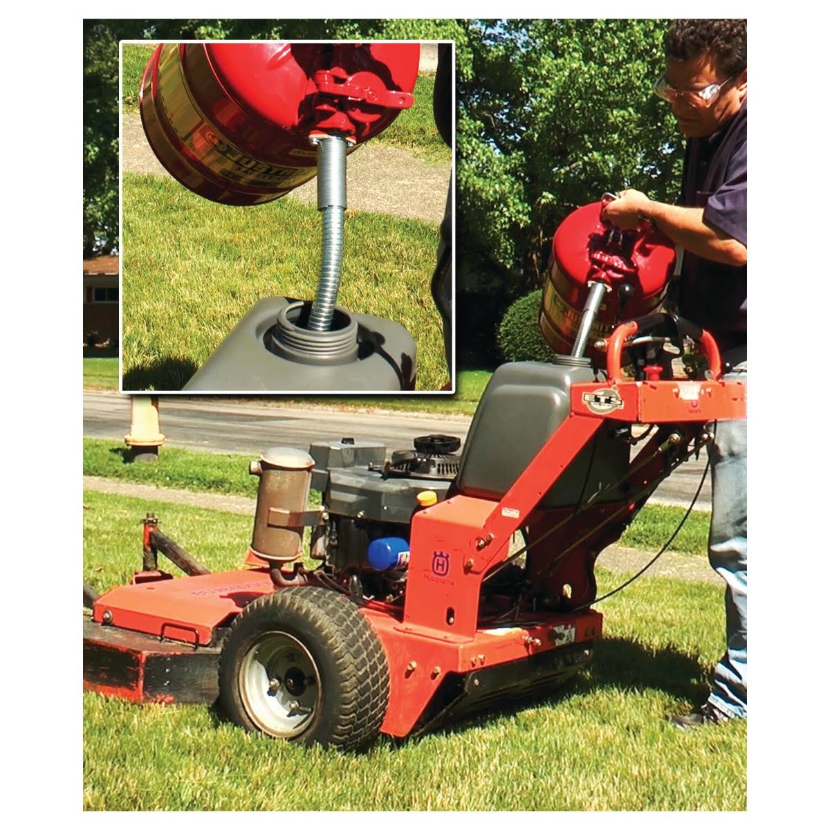 Justrite Safety Can 5 Gal Type II, Red