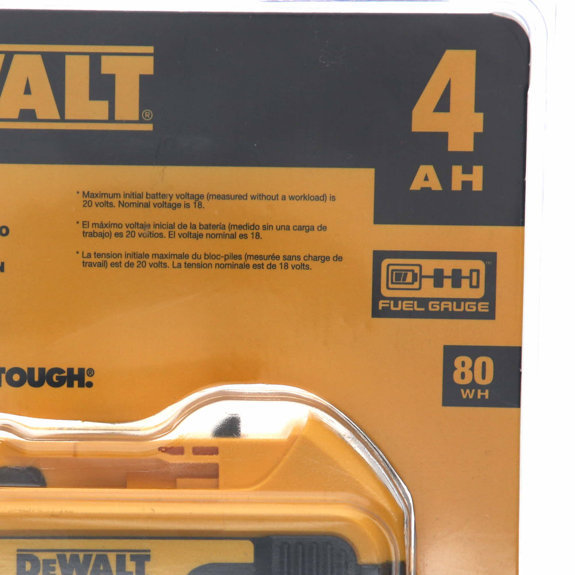 DeWalt DCB204 20V Max XR Lithium Ion Battery