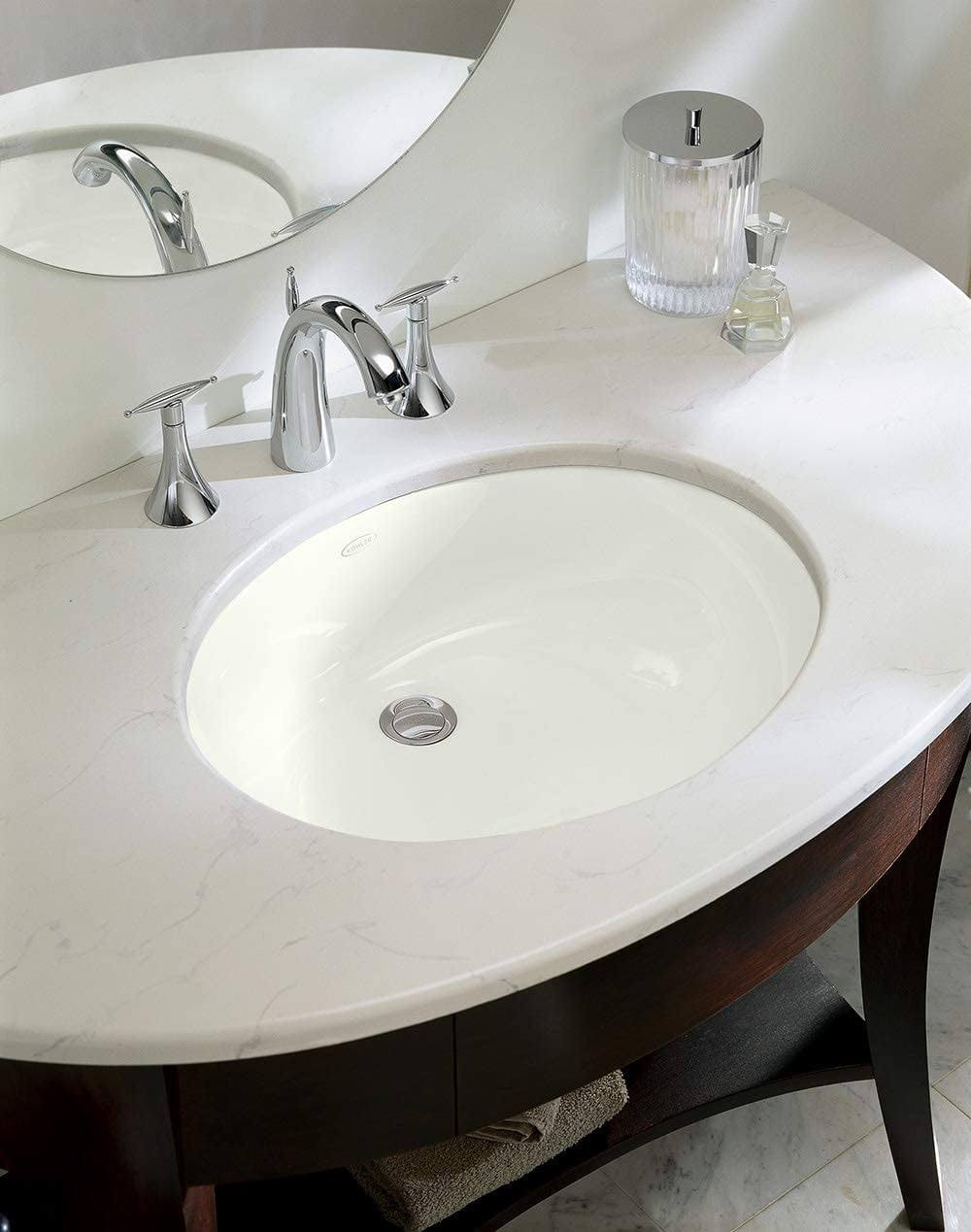 Kohler Caxton Undermount Bathroom Sink in White R2210-0