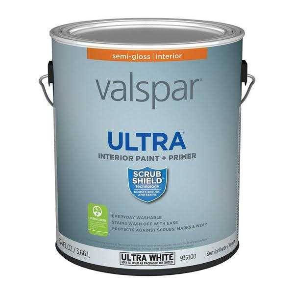 Valspar Ultra Semi-Gloss Interior Paint- Sea Salt Hgsw3287- 1 Gal