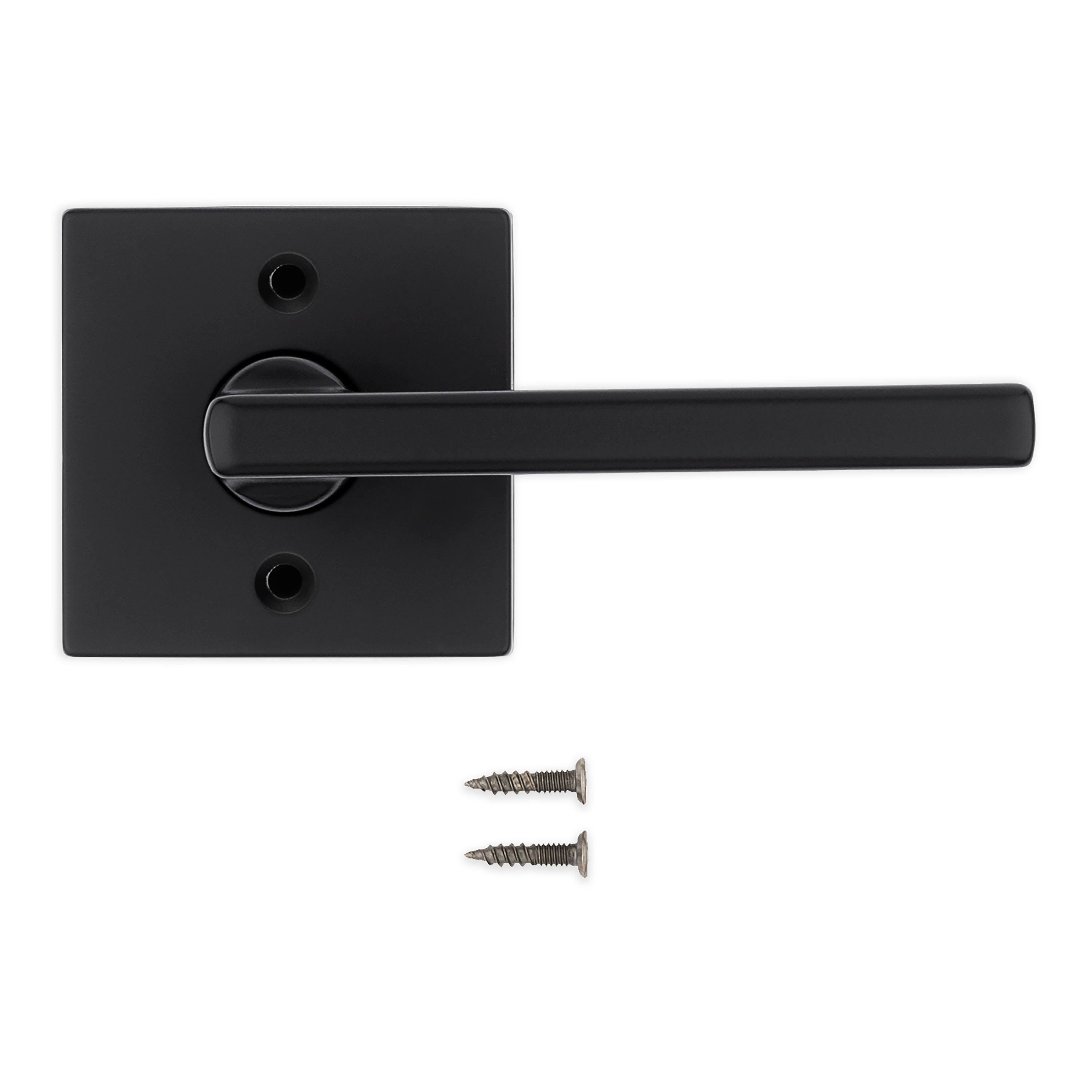 Kwikset 788HFL SQT 514 CP Lever Dummy Square Matte Black