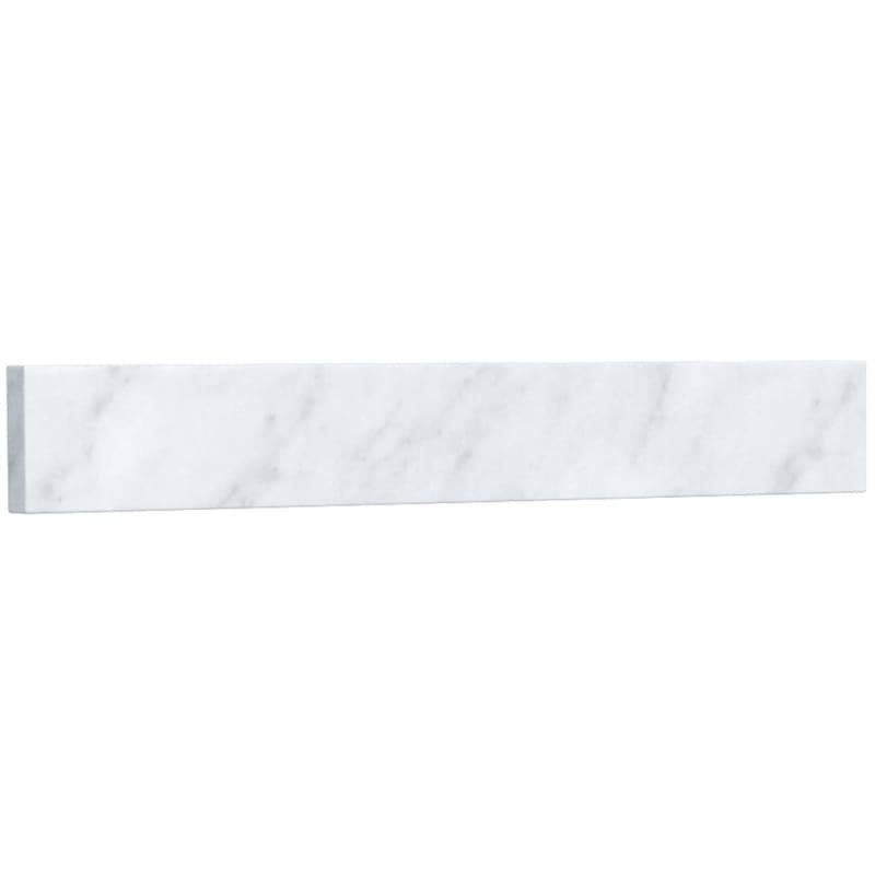 Wyndham Collection WCFVCA1SSCW Side Splash in White Carrara Marble