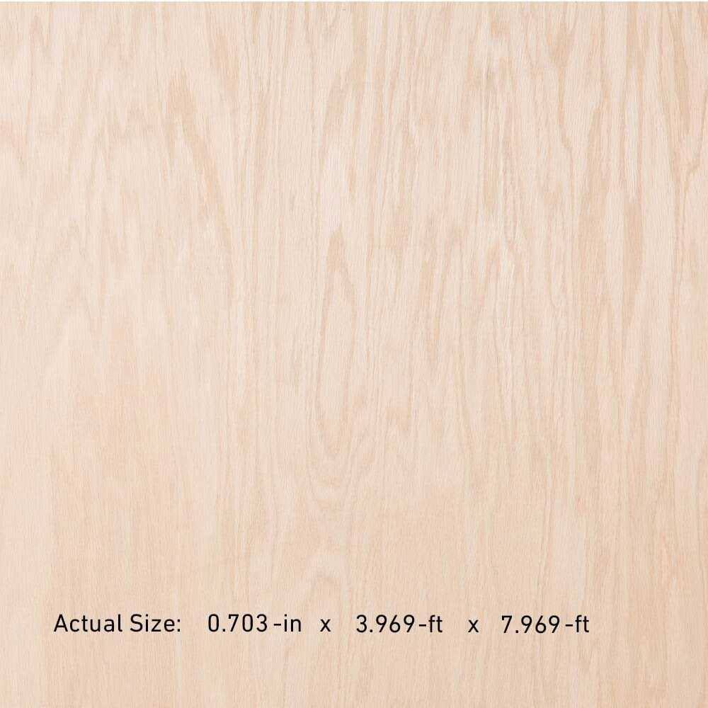 Lowe's 3/4-in x 4-ft x 8-ft Red Oak | 1032283
