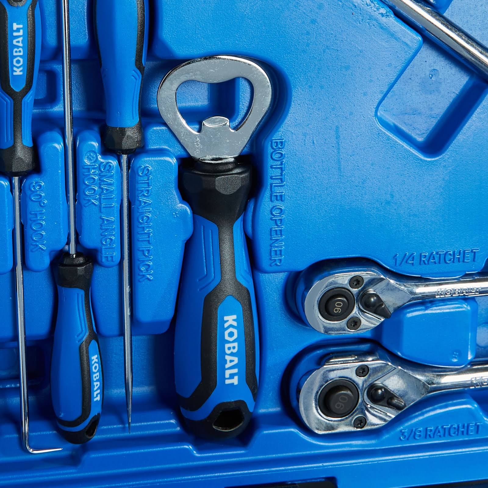 Kobalt 89998 100-Piece Household Tool Set with Hard Case