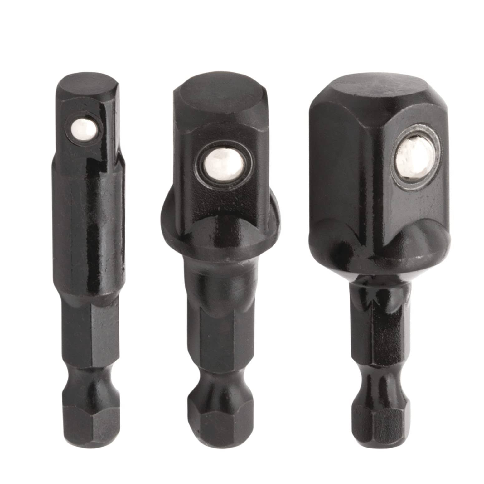 Titan 12061- 3 Piece Impact Stubby Socket Adapter Set