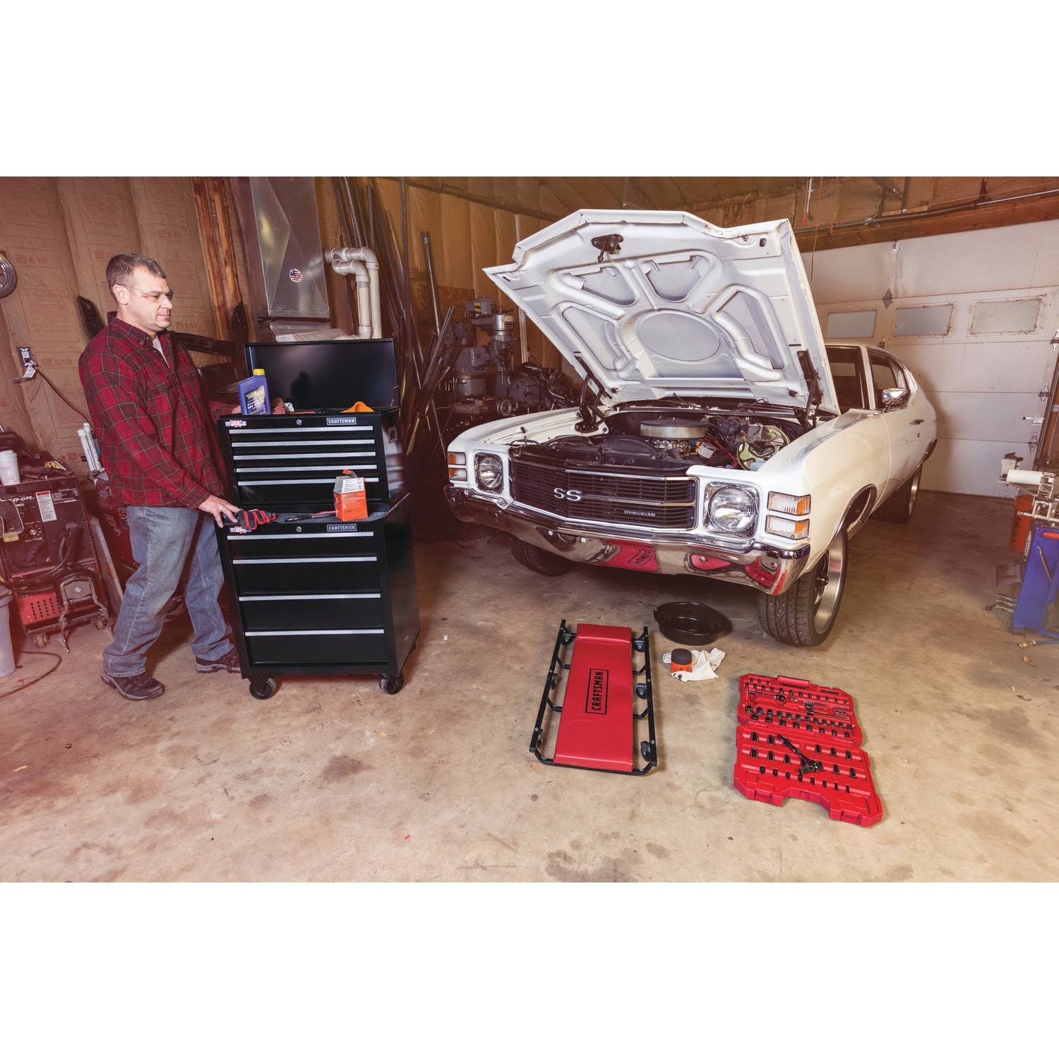 Craftsman Rolling Tool Cabinet: 4-Drawer Steel Storage
