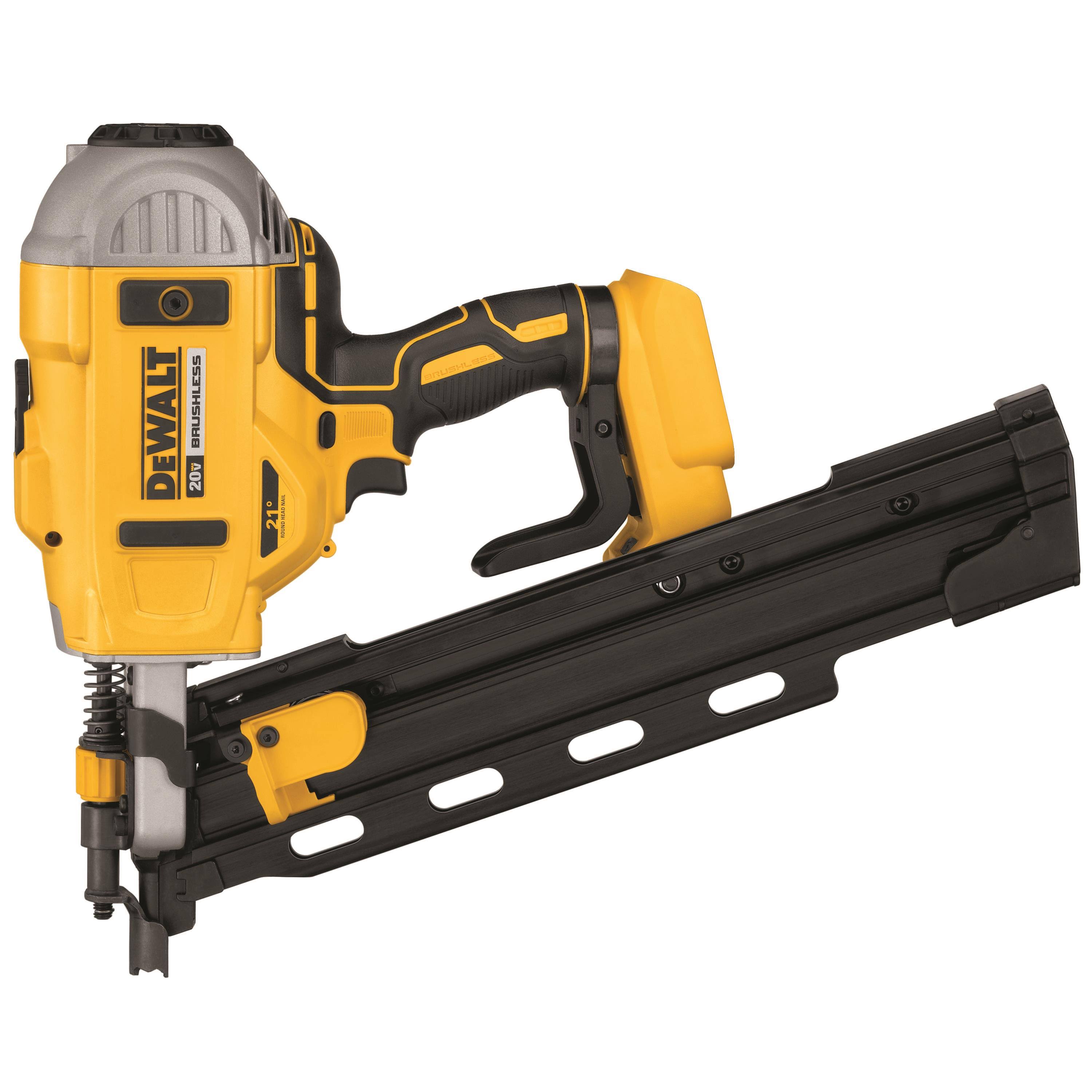 DeWalt 20V Max 21 Cordless Framing Nailer, Plastic, Collated DCN21PLB