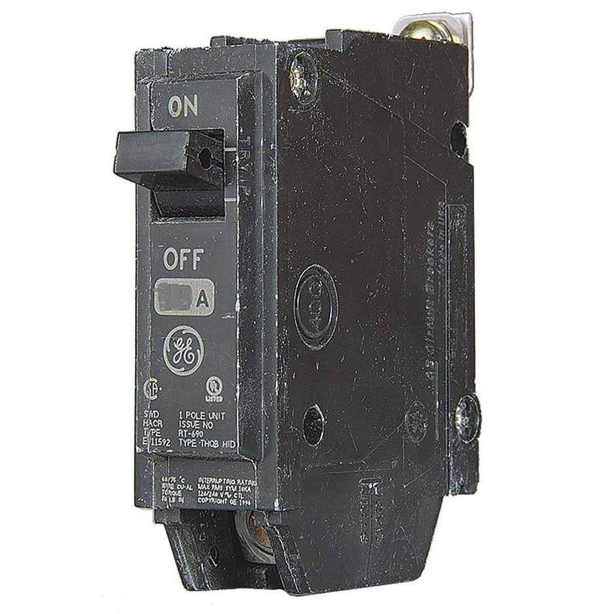 GE THQB1120 1 Pole 20 Amp Bolt-On Circuit Breaker