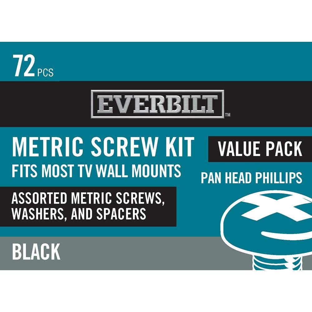 Everbilt Metric TV Screw Kit (72-Piece) 804744