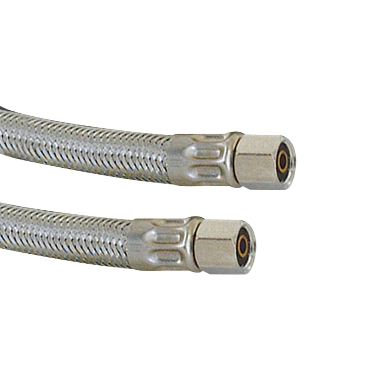 Eastman Ice Maker Connector 10 Foot Stainless Steel Hose