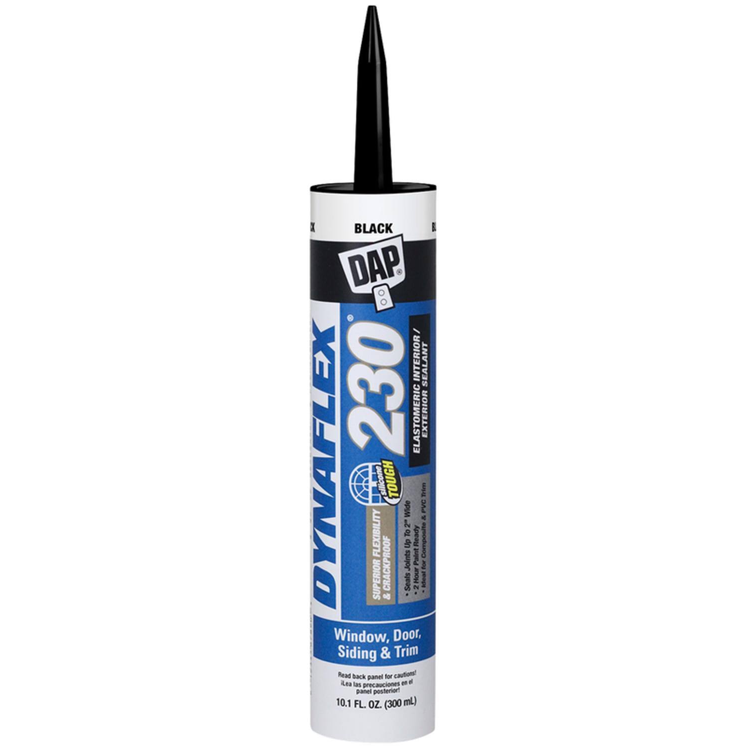 Dap 18280 Dynaflex Latex Sealant, Black- 10.1 oz