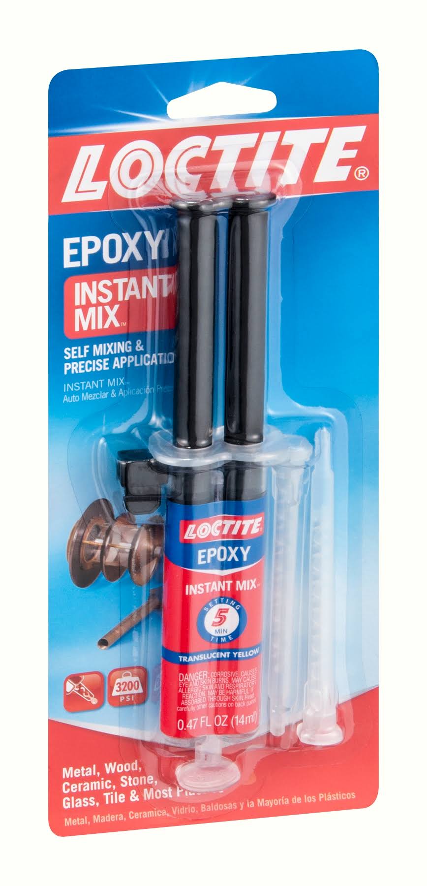 Loctite Five Minute Instant Mix Epoxy- 0.47 fl oz tube