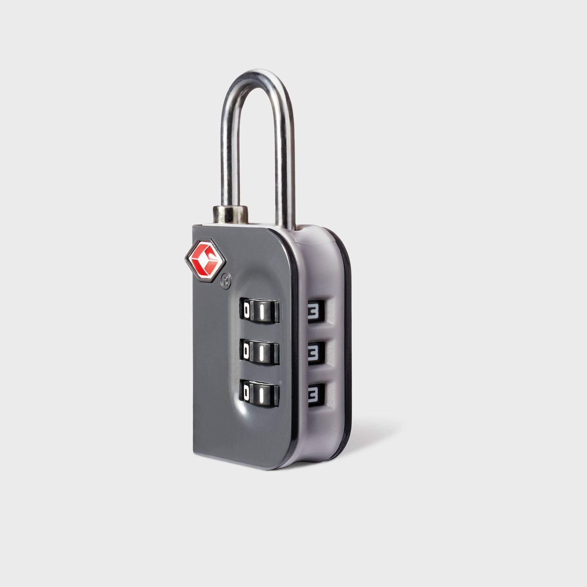 Combo Luggage Lock Gray- Open Story