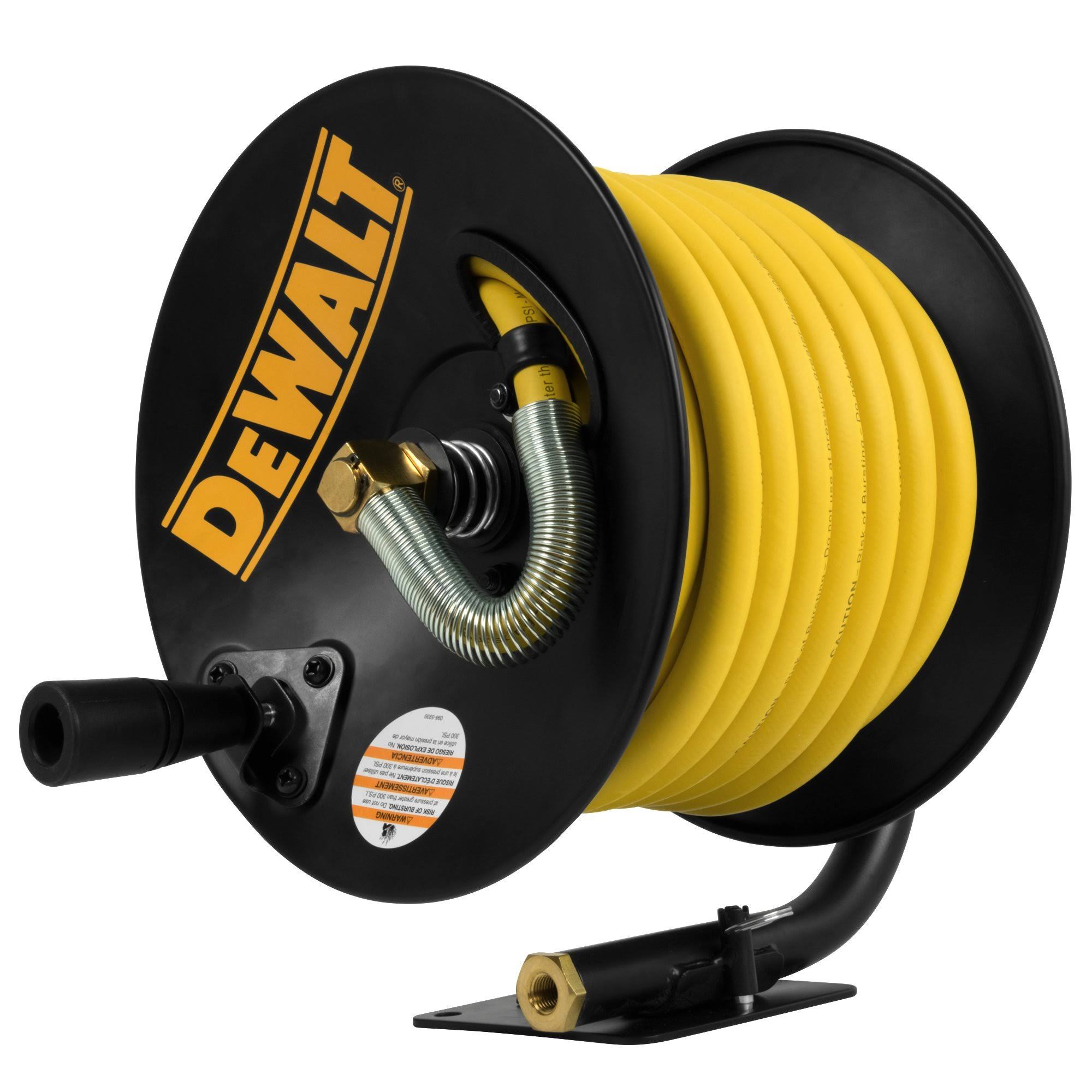 Dewalt-DXCM024-0348 3/8 in. x 50 ft. Manual Rubber Hose Reel