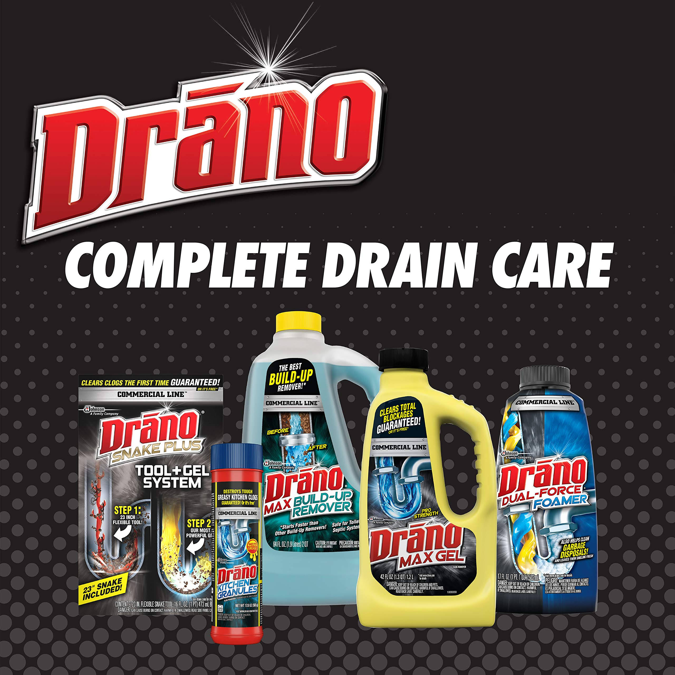 Drano Commercial Line 17.6 oz. Kitchen Granules Clog Remover