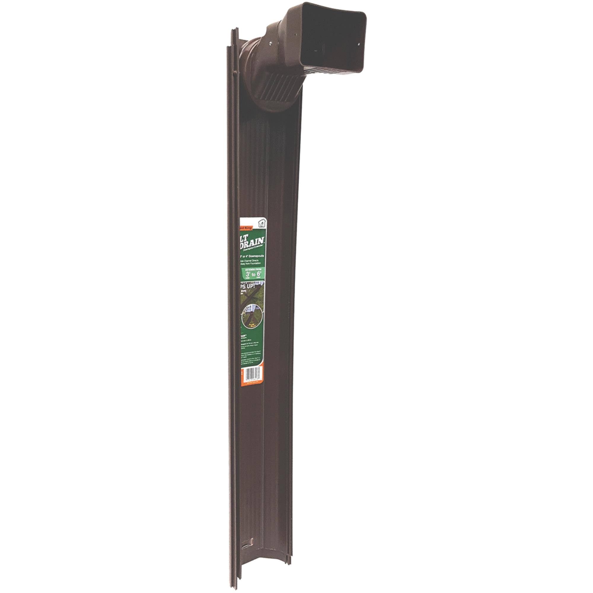 Thermwell Products Co. 6' Brown Tilt Downspout Gws3b, Size: 6 ft