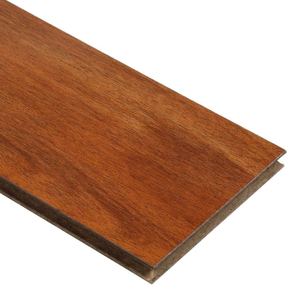 Jatoba 8 mm T x 5.6 in. W Laminate Wood Flooring (18.7 sqft/case)