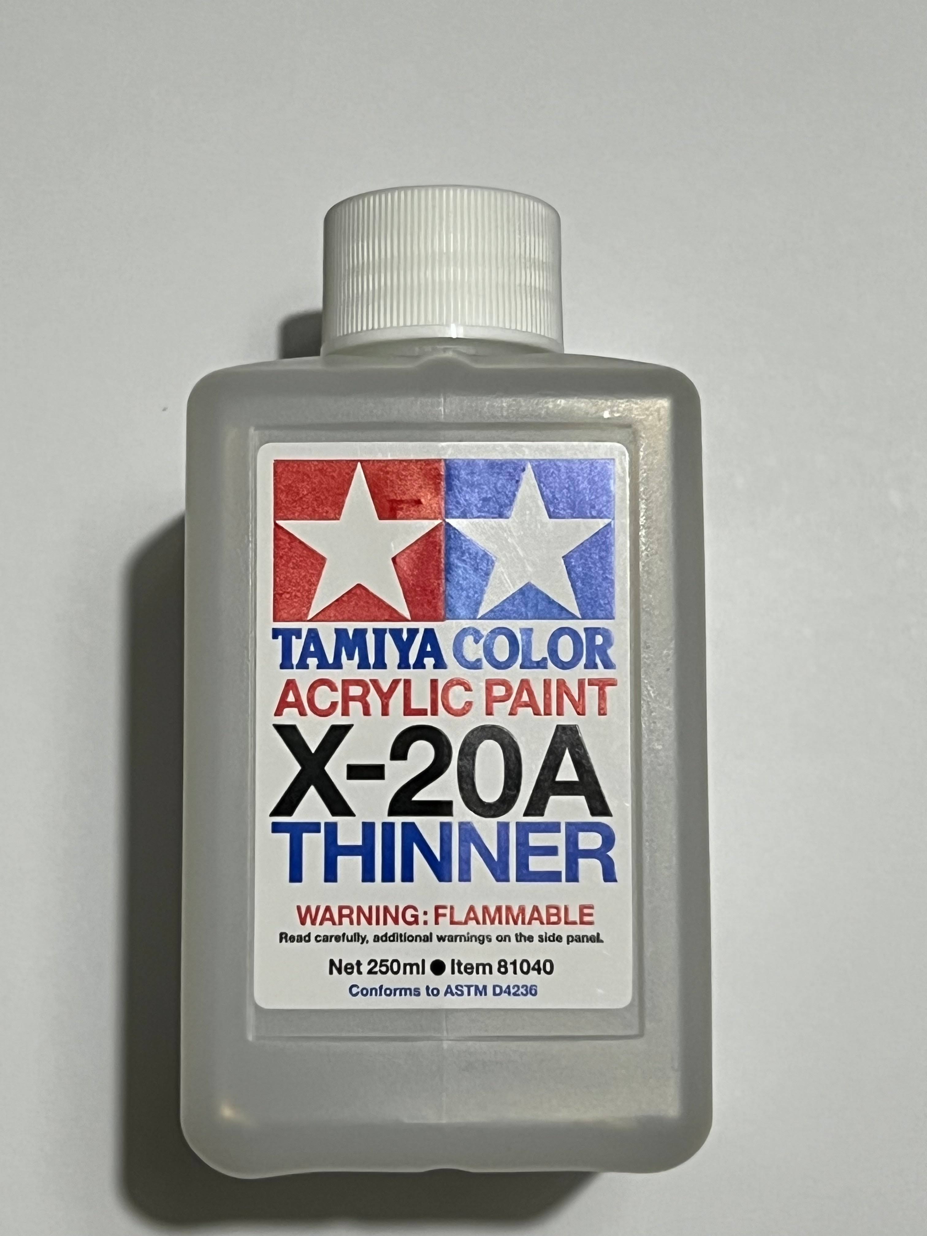Tamiya- Acrylic/Poly Thinner X20A 250ml (81040)