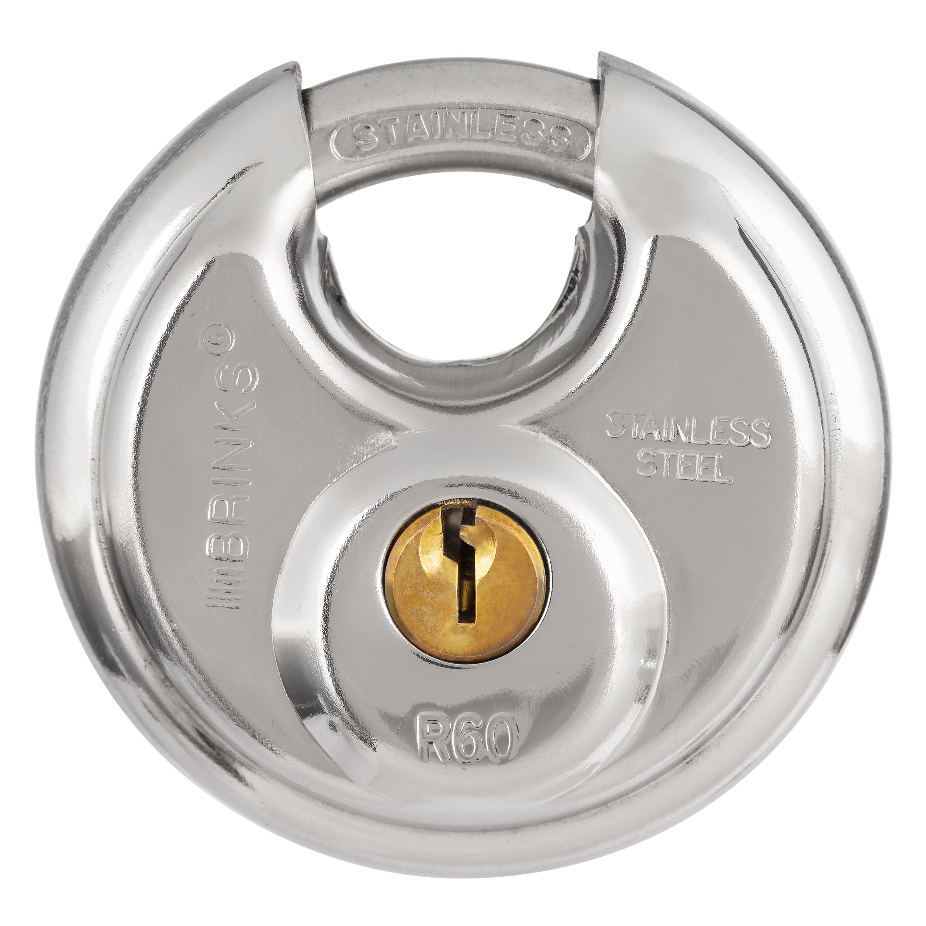 Brinks 60mm ProMax Security Stainless Steel Discus Padlock