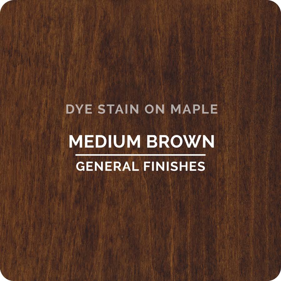 General Finishes Medium Brown Water Based Dye Stain, Pint