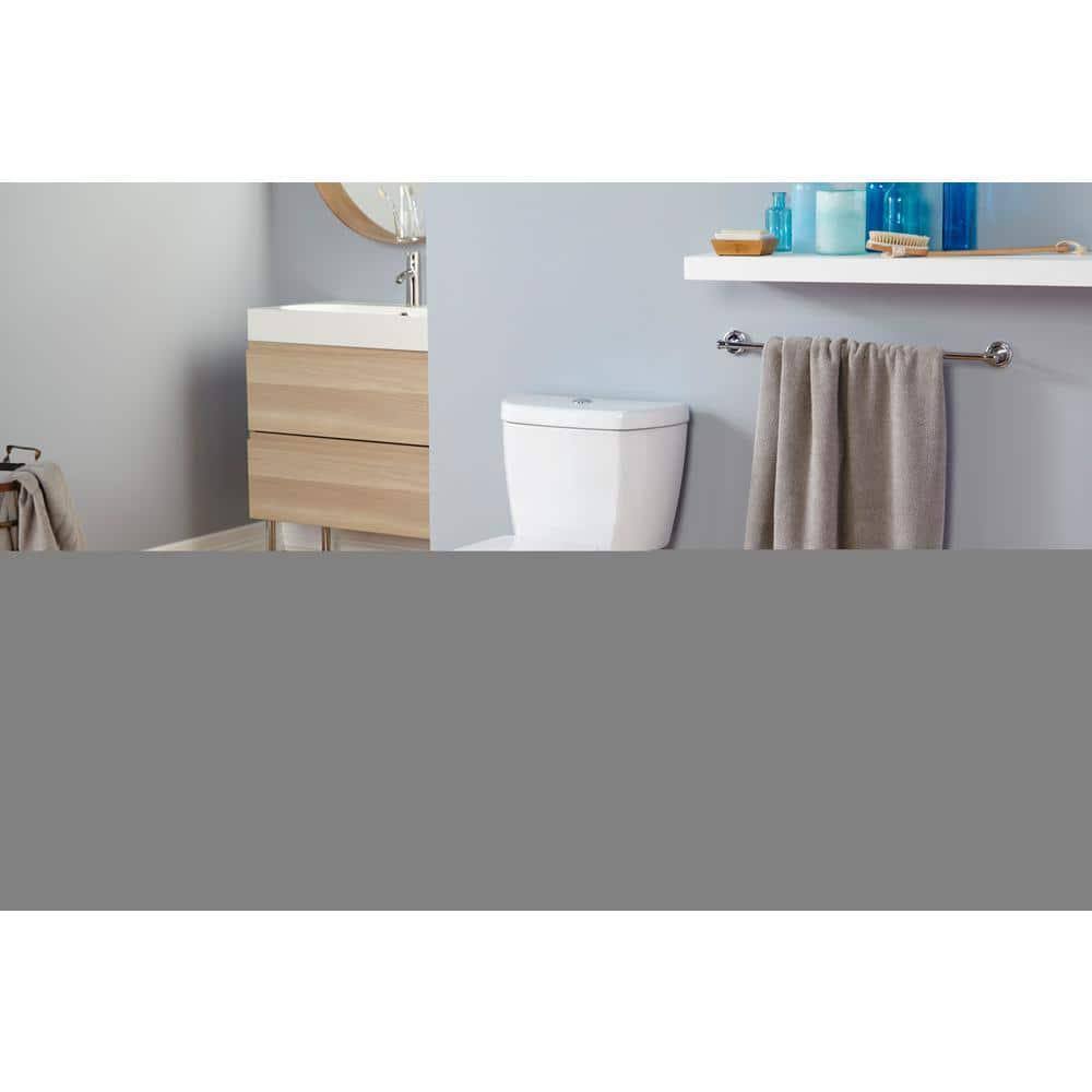 Niagara Stealth 2-Piece 0.95 GPF Rear-Outlet Single Flush Elongated Toilet with Stealth Technology in White Glaze, Seat Not Included