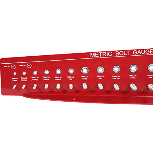 SAE and Metric Bolt Gauges Check A Thread Nut Fastener Size