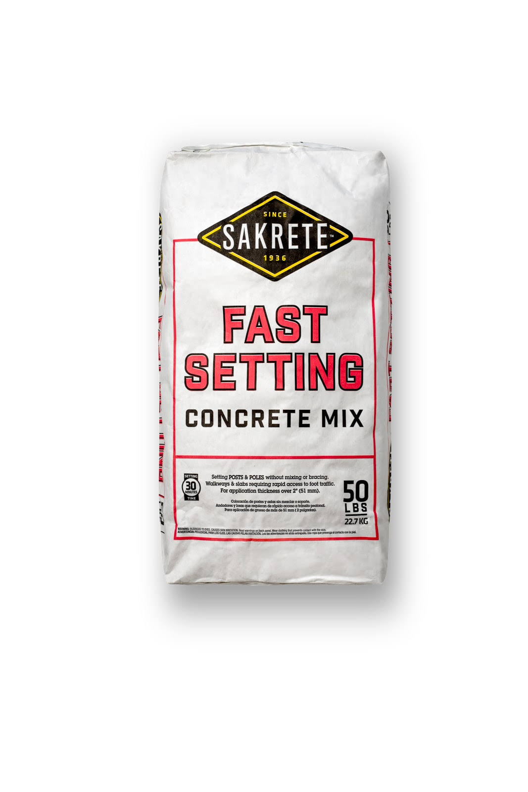 Quikrete Fast Setting Concrete Mix- 50 lb bag