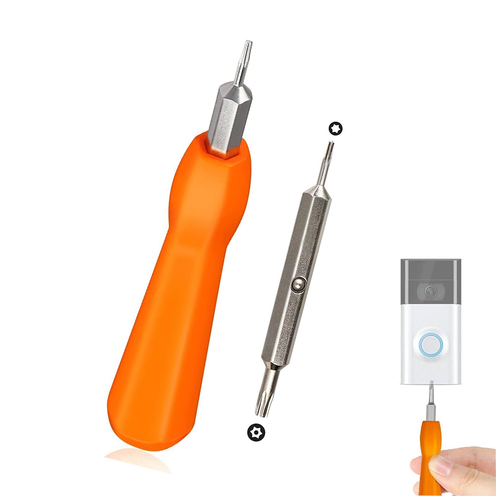 TIGERBABY Doorbell Screwdriver Replacement,Double-ended Screwdriver for Doorbell Replacement Bit Fit for All Doorbells Include Video Doorbell, Video