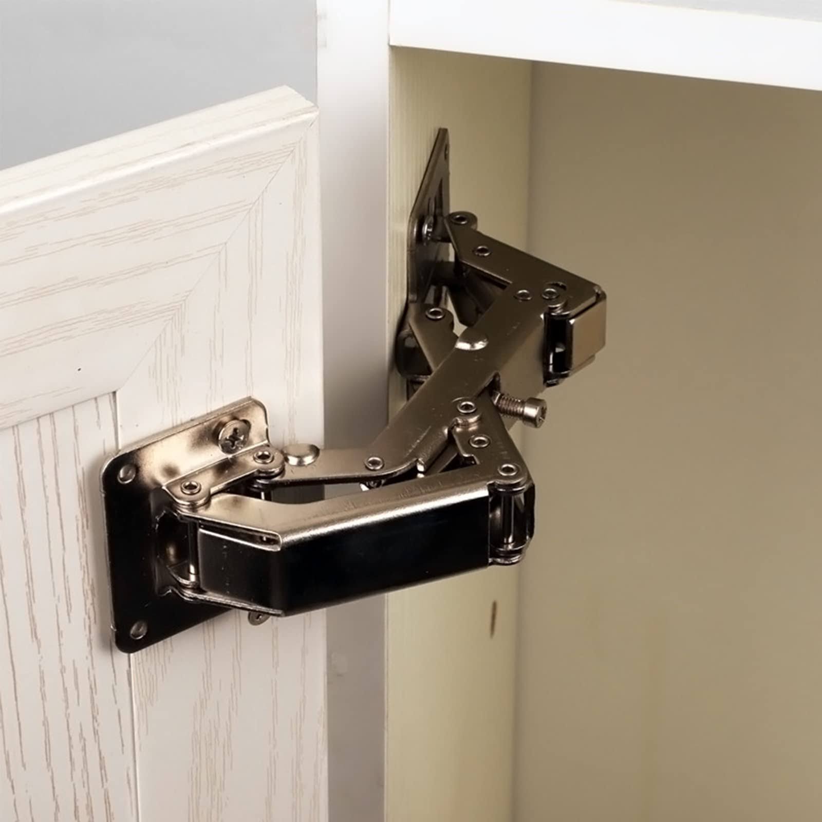 170 Degree Hinges Frameless Cabinet Soft Close Full Overlay Hidden Door Hinge.(2 Pcs)