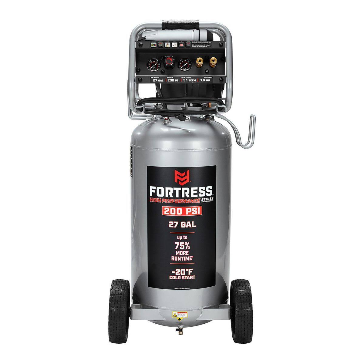 Fortress 27 Gallon , 200 PSI High-Performance Vertical Shop/Auto Air Compressor 56403