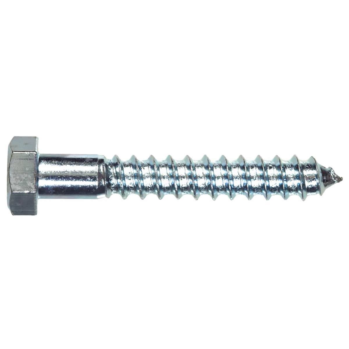 Hillman 1/2-in x 3-in Zinc-Plated Hex-Head Interior Lag Screws | 230126