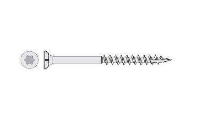 YellaWood #9 x 3 in. Star Flat Head Outdoor Deck Screw (2000 Pack)
