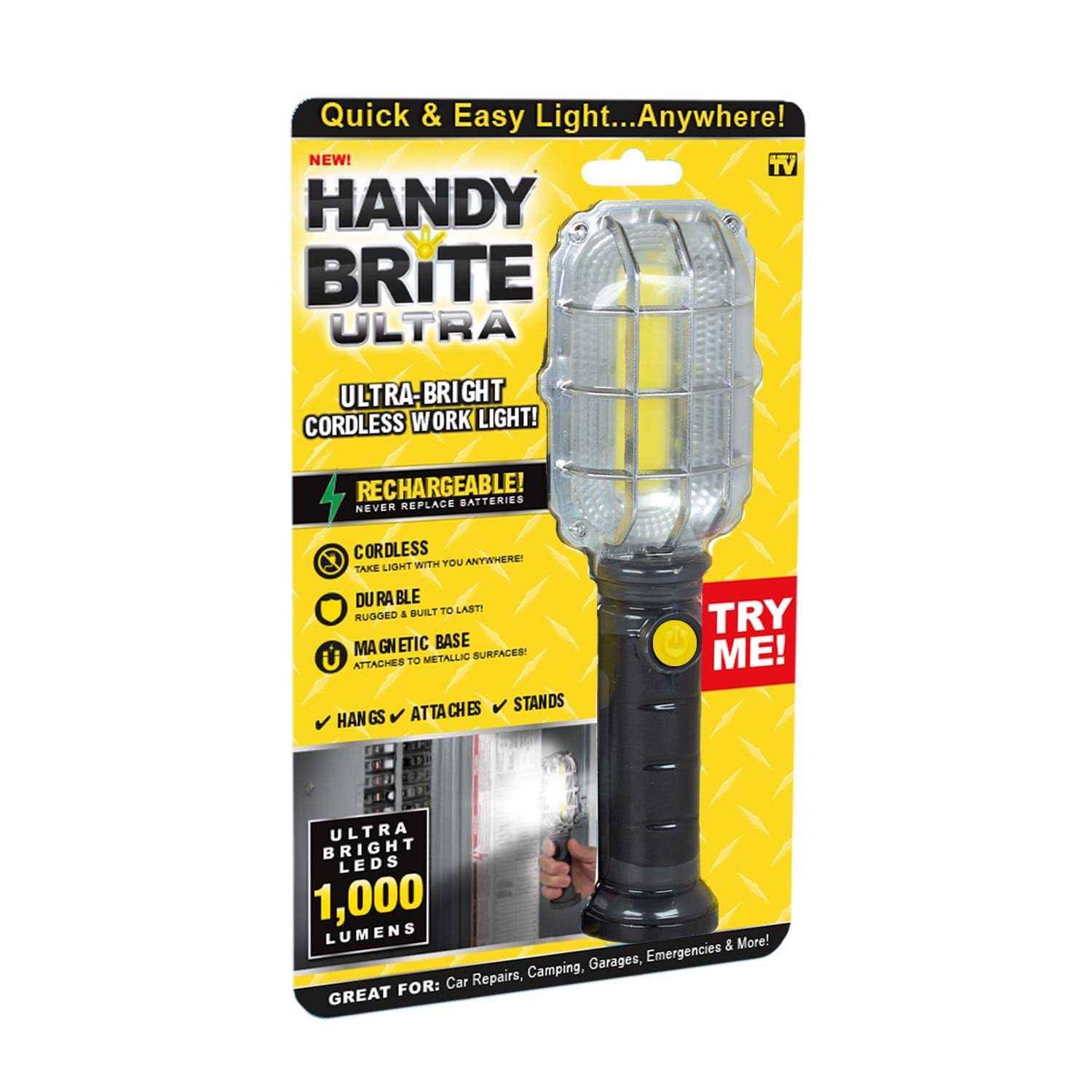 Handy Brite Ultra-Bright LED Cordless Rechargeable Work Light Lamp