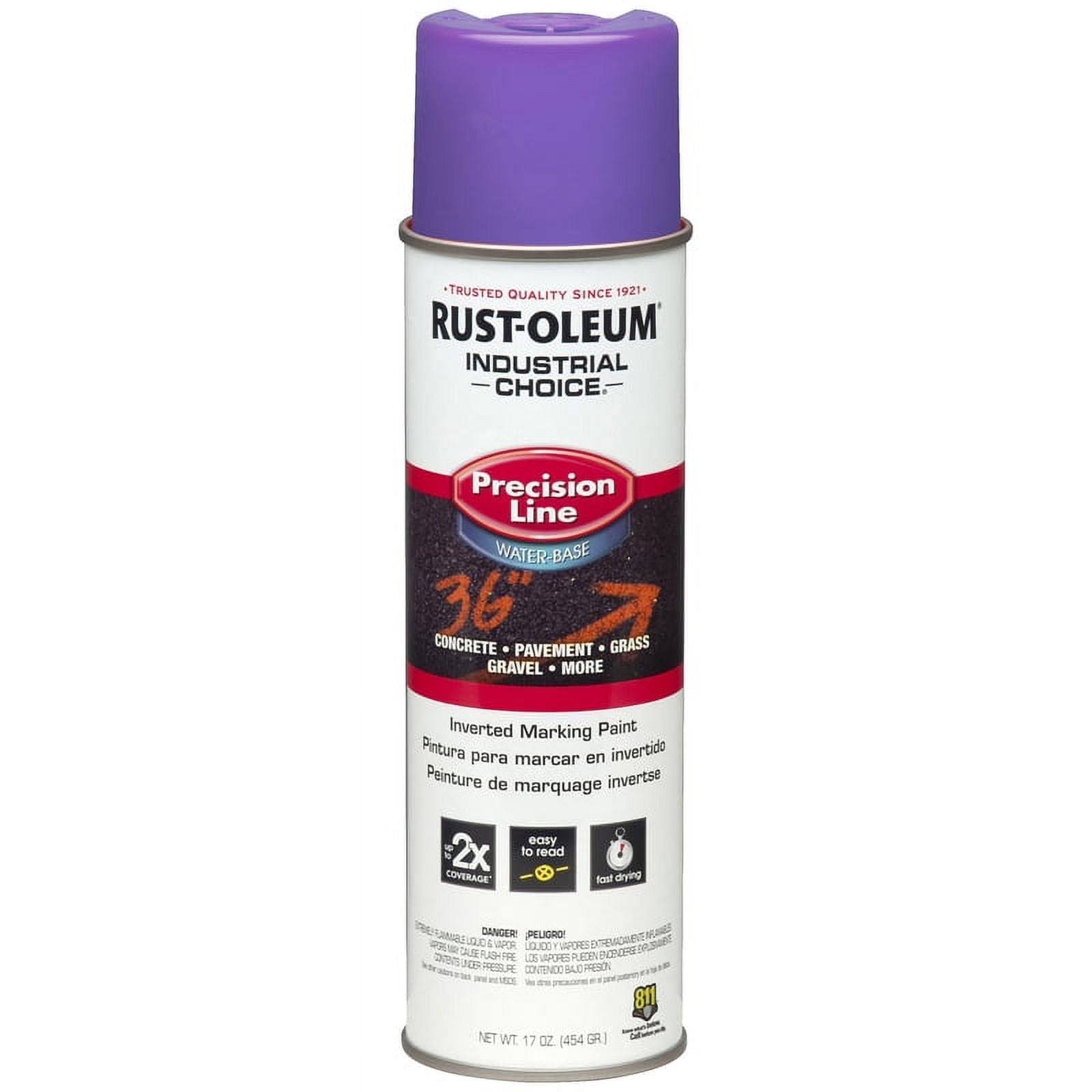 Rust-Oleum 1869838 Marking Paint, fl. Purple, 17 oz.