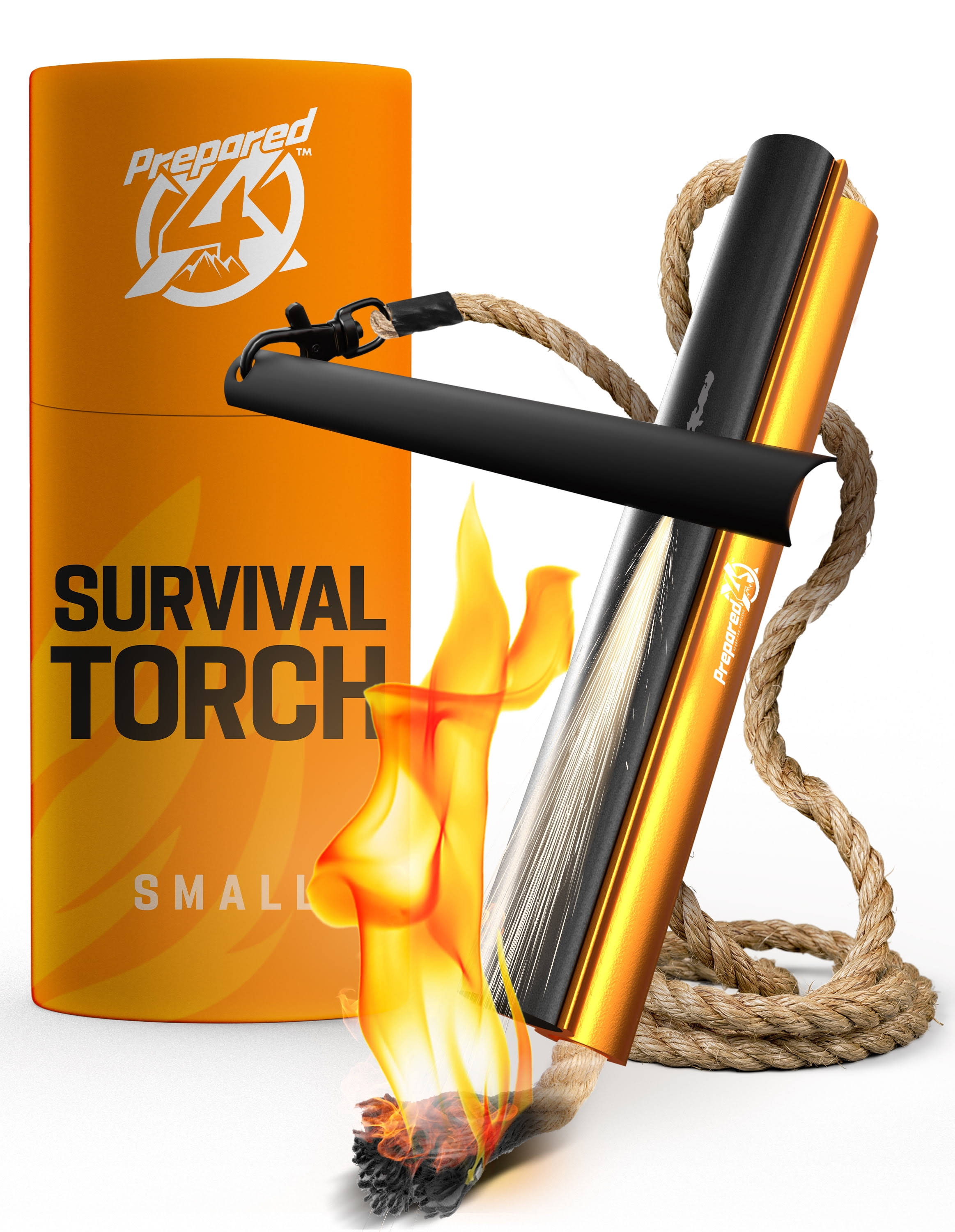 Fire Starter Survival Tool- All-in-One Flint and Steel Fire Starter Kit- Ferro Rod Fire Starter with 36
