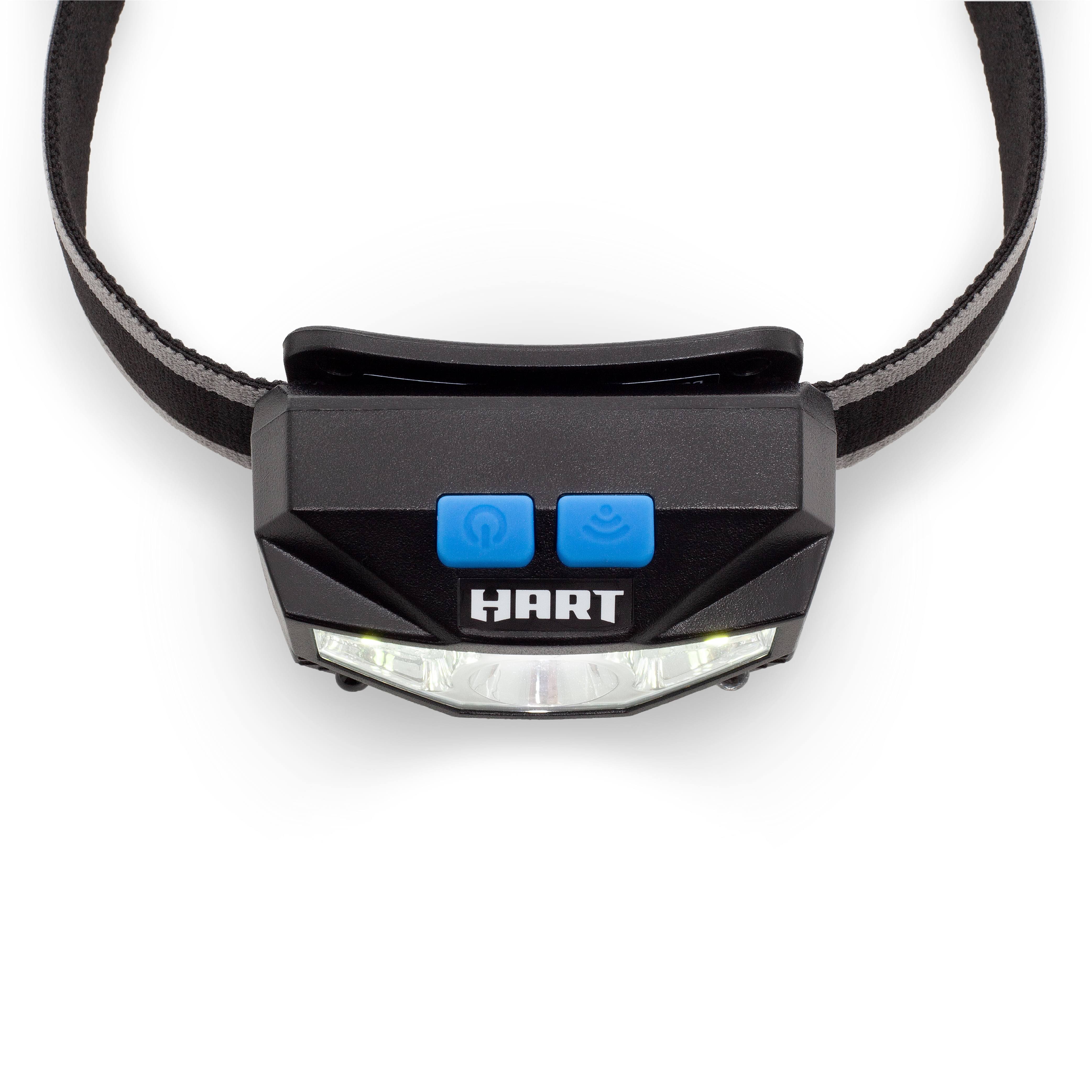Hart Rechargeable LED Spot and Work Headlamp Hands Free On/Off, 500 Lumens, Size: 2.98 inch x 1.52 inch x 1.76 inch