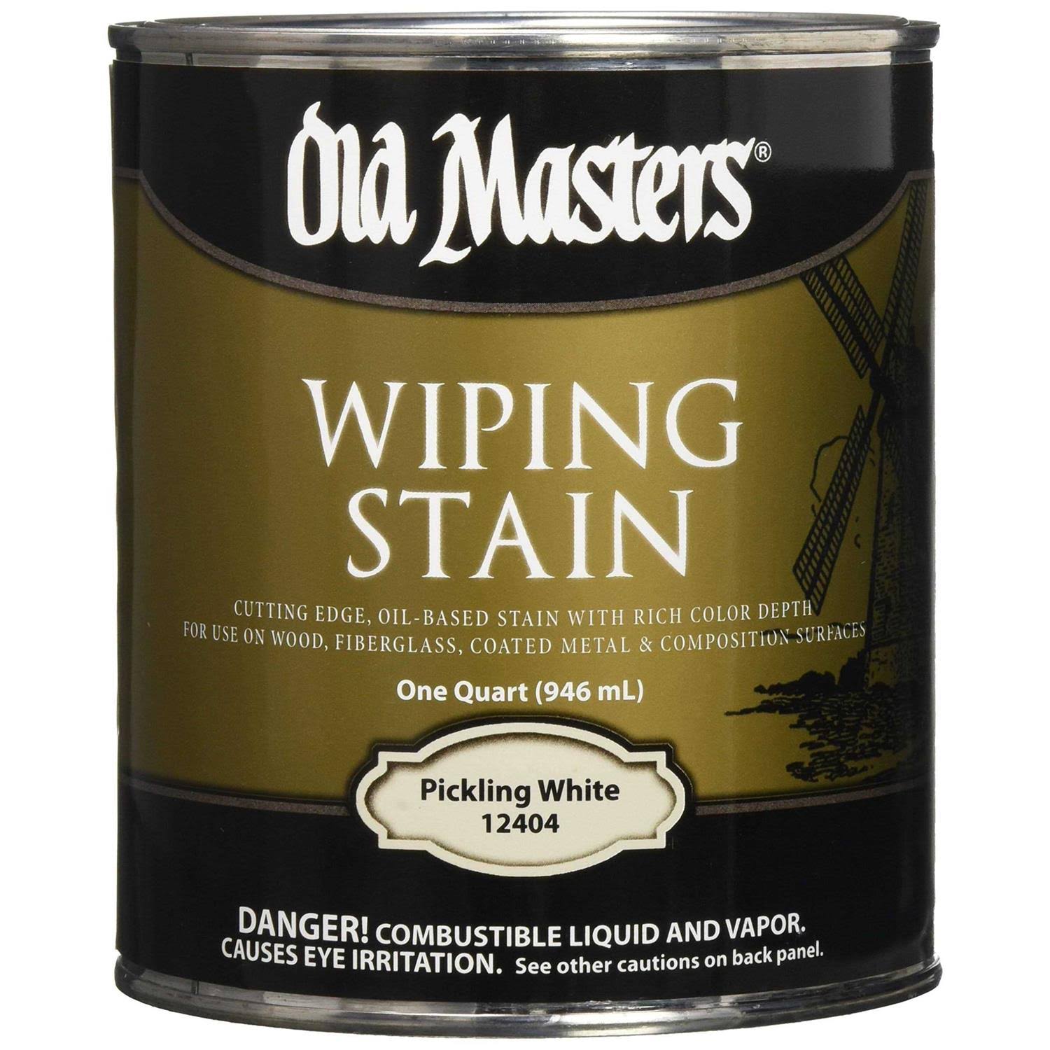 Old Masters Pickling White Wiping Stain 1 qt.