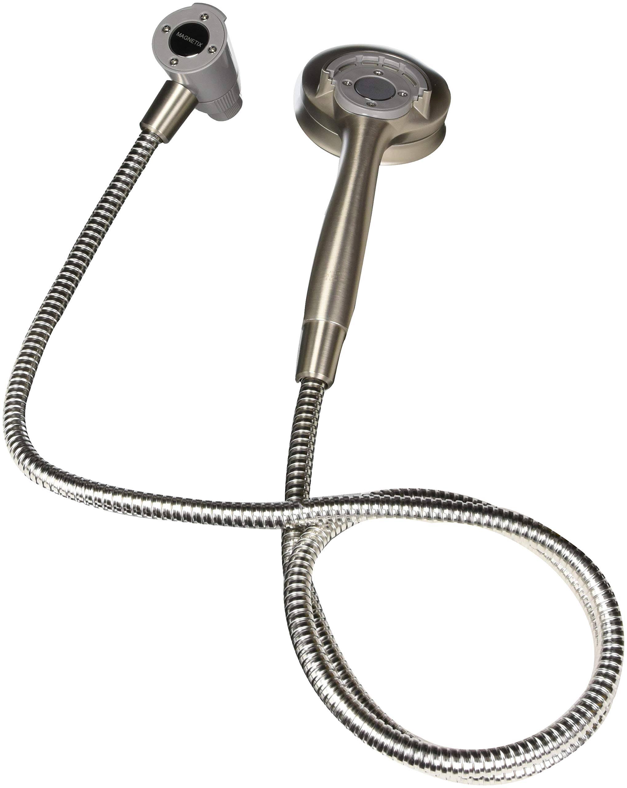 Moen Attract 6-Spray 4 in. Handheld Shower with Magnetix in Spot Resist Brushed Nickel 26000SRN
