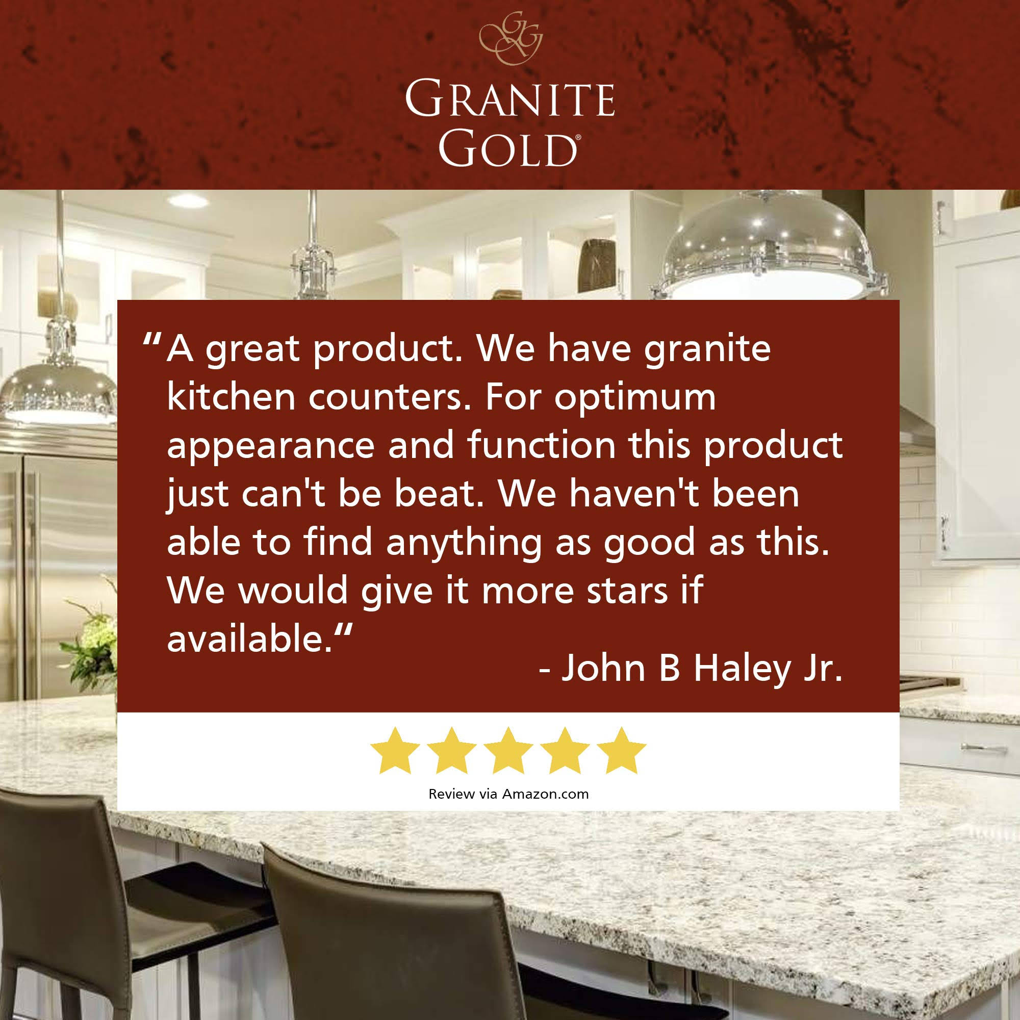 Granite Gold Sealer Spray- Water-Based Stone Sealing to Preserve and Protect-