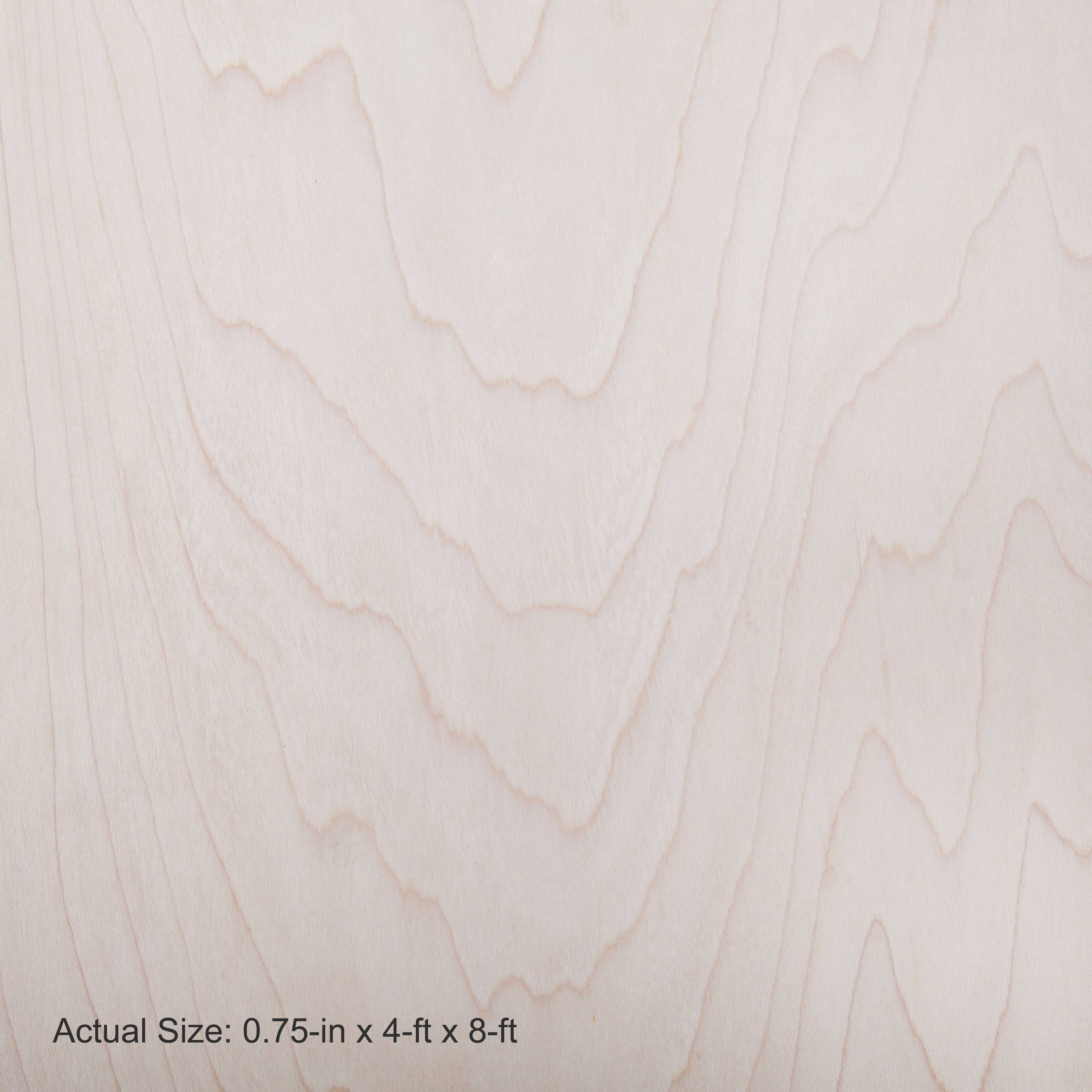 Lowe's 3/4-in x 4-ft x 8-ft Maple Sanded Plywood | PLY-06-00312