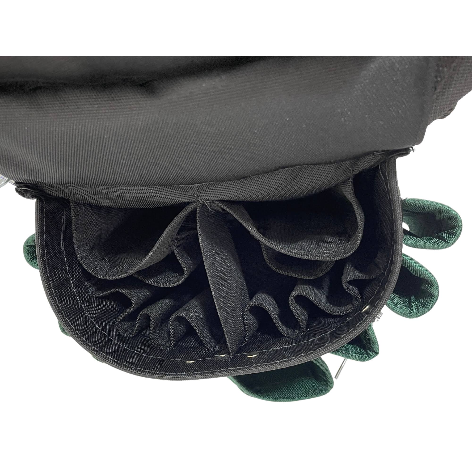 Boulder Bag Ultimate Electrician's Max Combo with Comfort Back Support Tool Belt, Leather Belt Buckle, Heavy Duty Work Belt, Tan, (Medium 28-32 inch