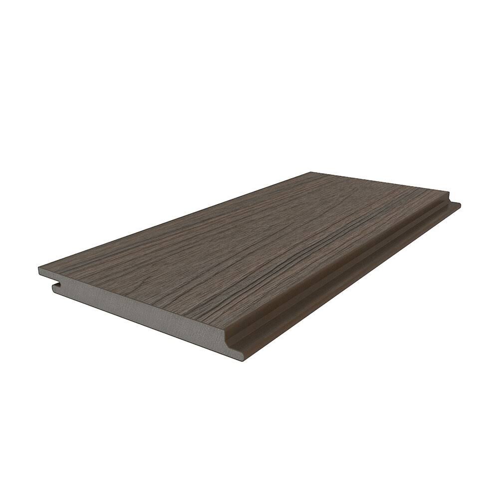 NewTechWood All Weather System 5.5 in. x 96 in. Composite Siding Board in Brazilian IPE