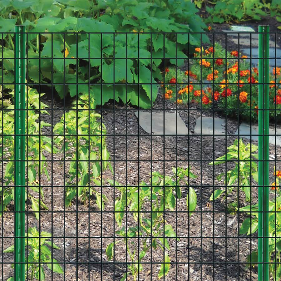 Garden Zone Heavy Duty Fence Post-Green, 6 ft