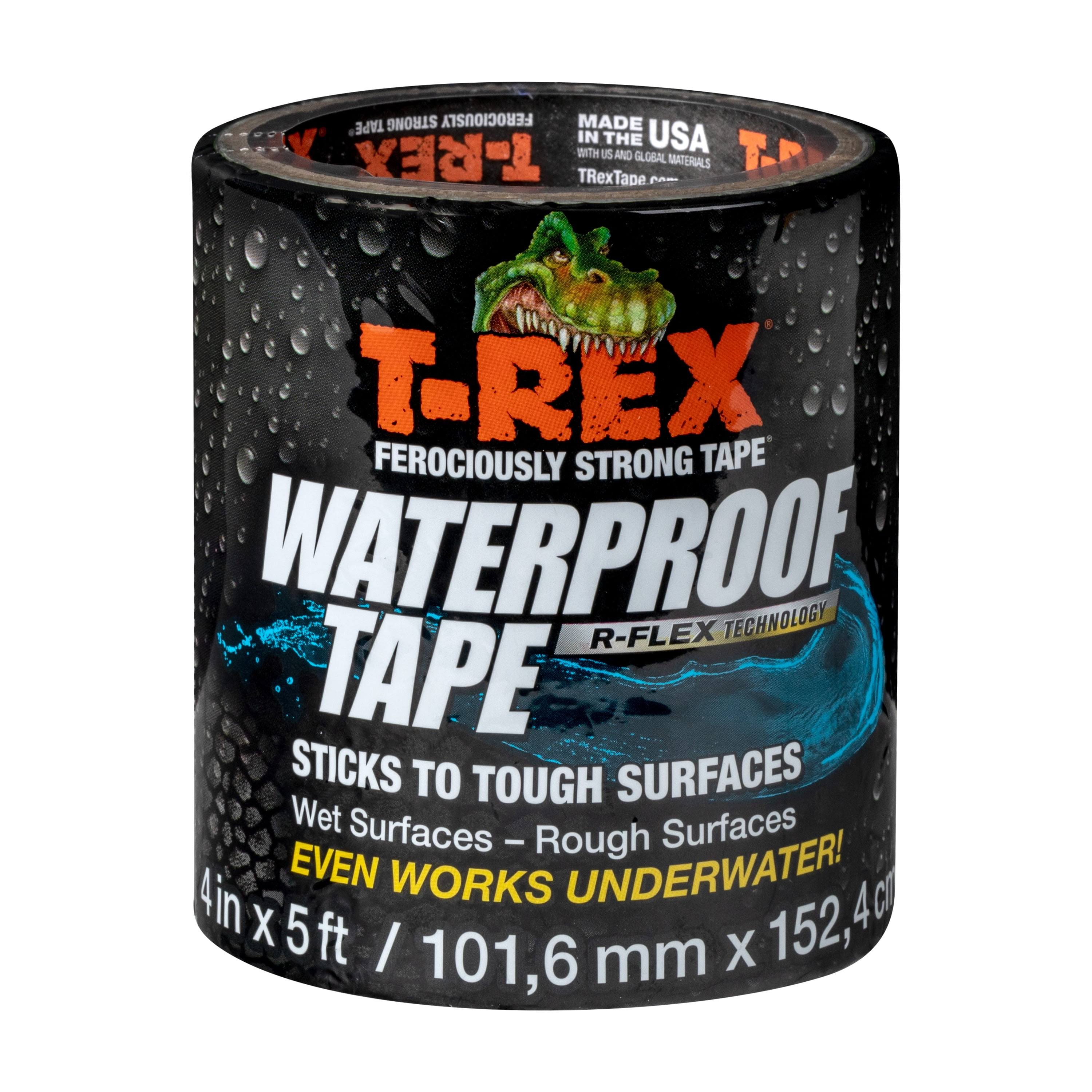 T-Rex Waterproof Tape- 4 in. x 5 ft., Black