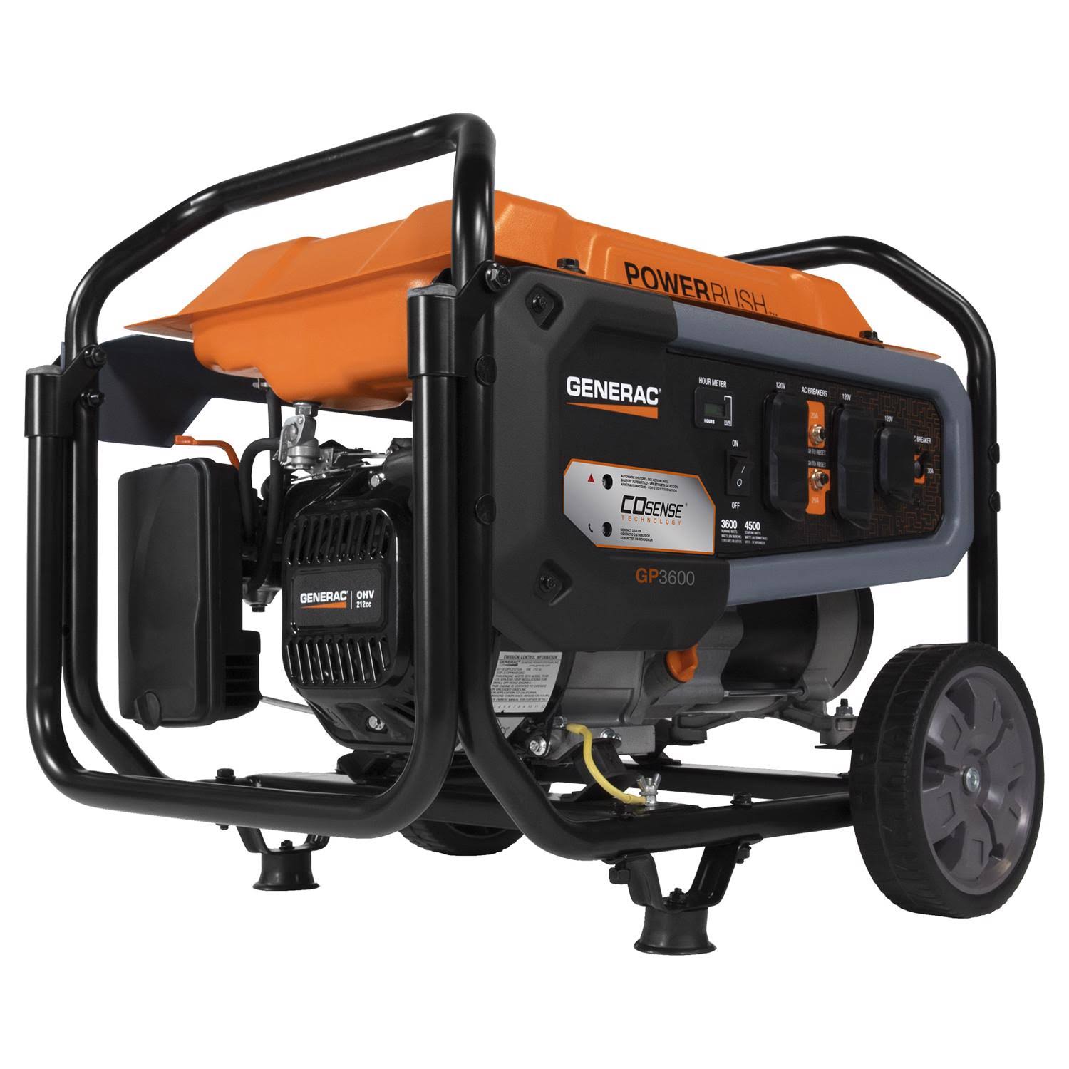 Generac 7722 GP3600 3600-Watt Portable Generator