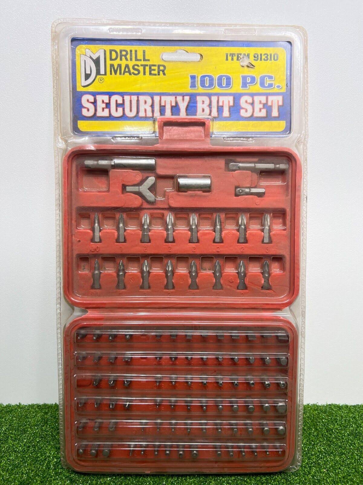 Drill Master 100 Piece Security Bit Set