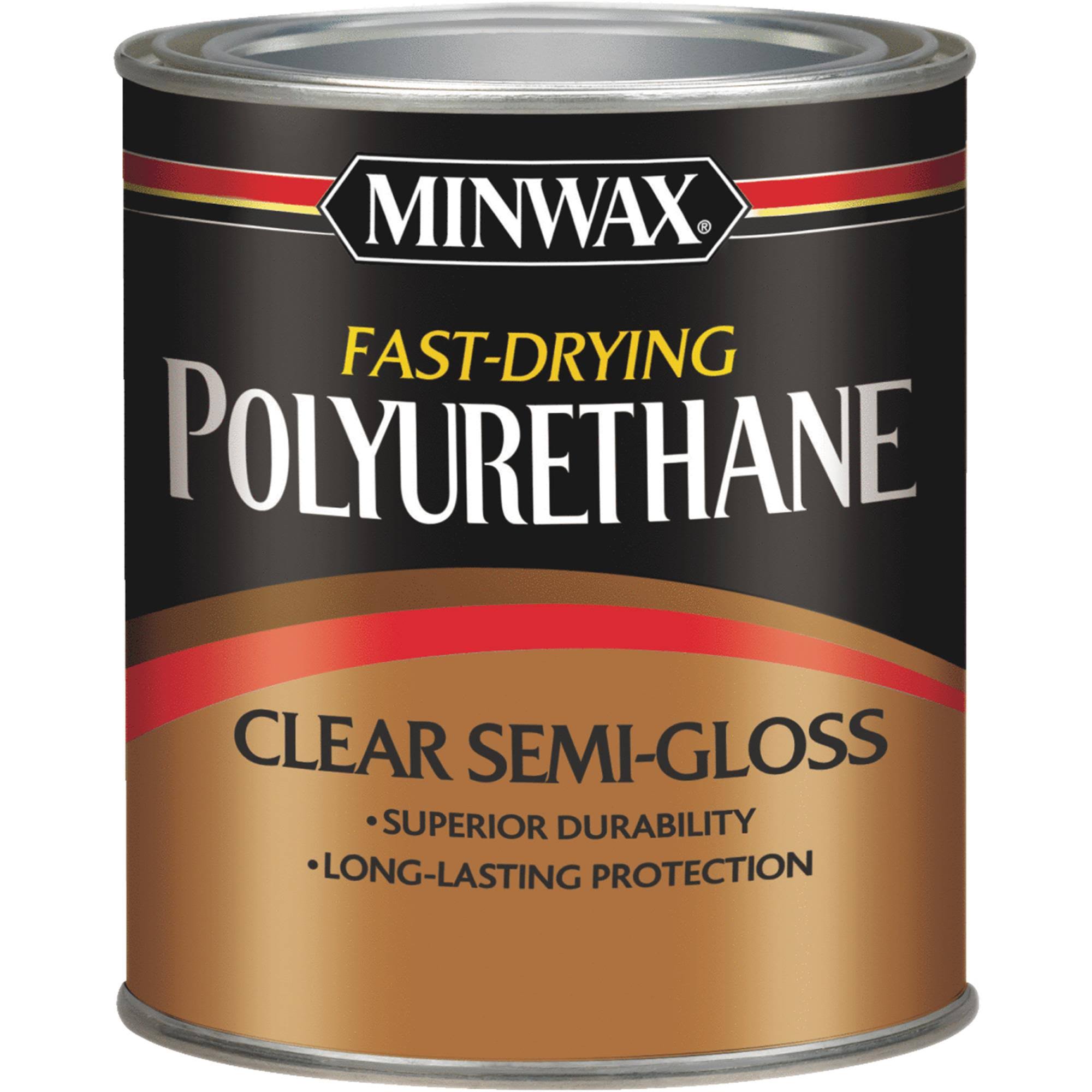 Minwax Fast-drying Polyurethane- Semi Gloss 1 qt