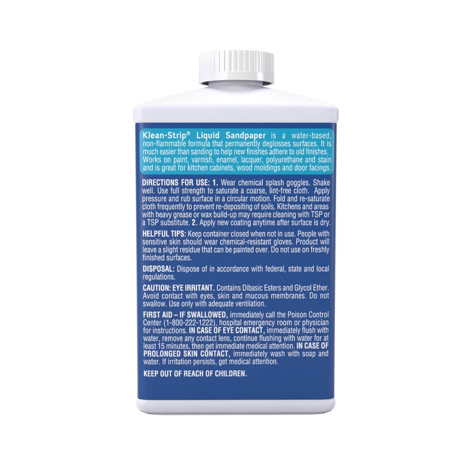 Klean Strip Easy Sander Liquid Deglosser- 1 qt