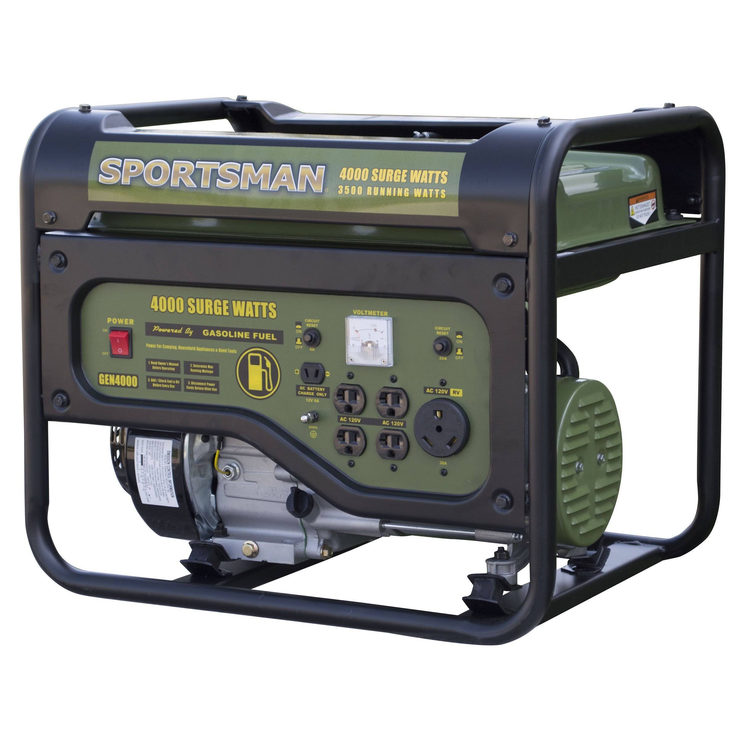 Sportsman Gasoline 4000 Watt Portable Generator